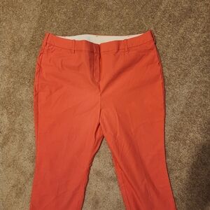 Lane Bryant Bright Coral Capri Pants